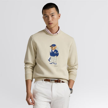 Ralph Lauren RLX Polo Bear Performance Sweatshirt Basic Sand