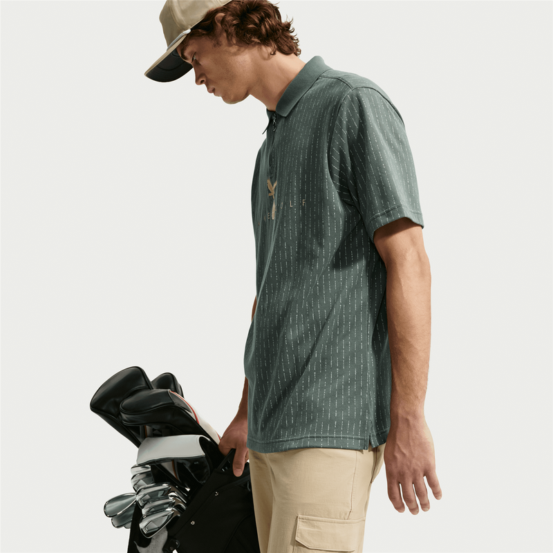 Dri-FIT Fairway Fresh Zip Polo Camo Green/Jade Horizon/Limestone