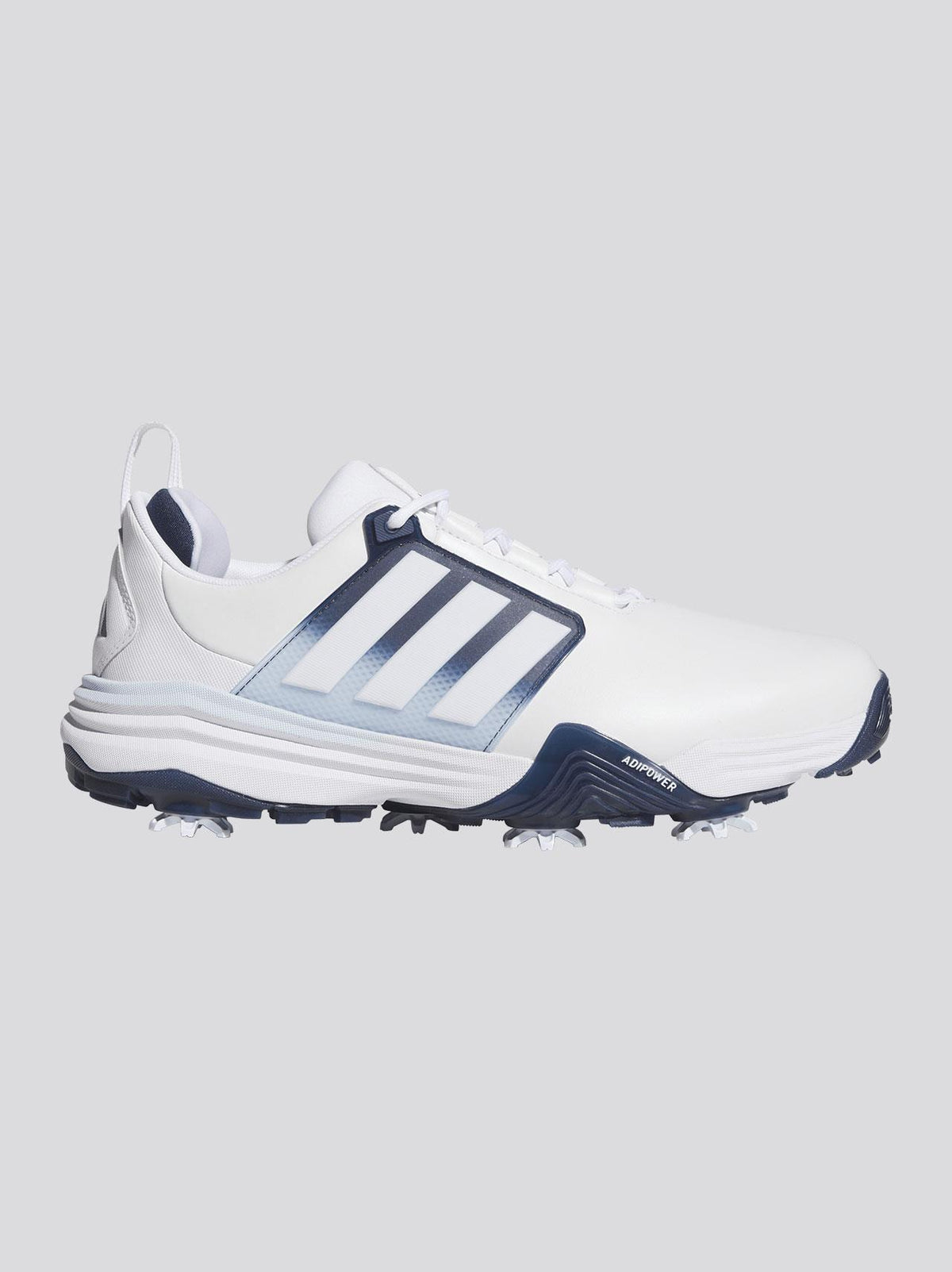 Adipower 26 Spiked Golf Shoes Footwear White/Collegiate Navy/Crystal Sky