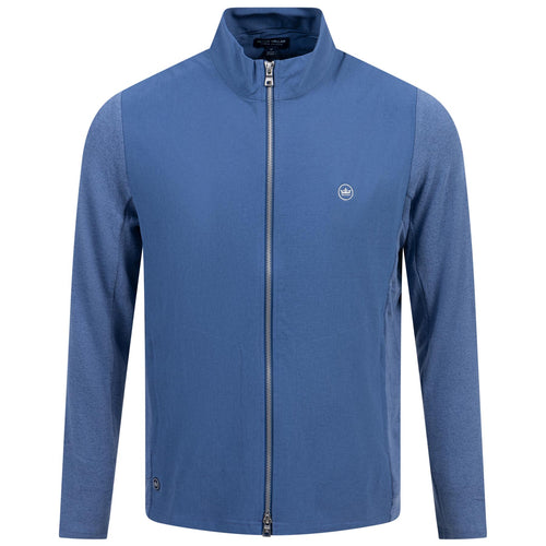 Solstice Performance Hybrid Full Zip Jacket Ocean Blue - SS25