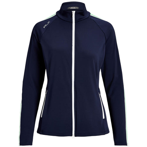 Womens RLX Full Zip Tailored Fit Mid Layer Refined Navy - SS24