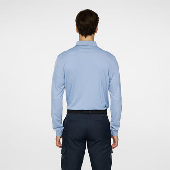 Gustaf LS Regular Fit Polo Rain Washed