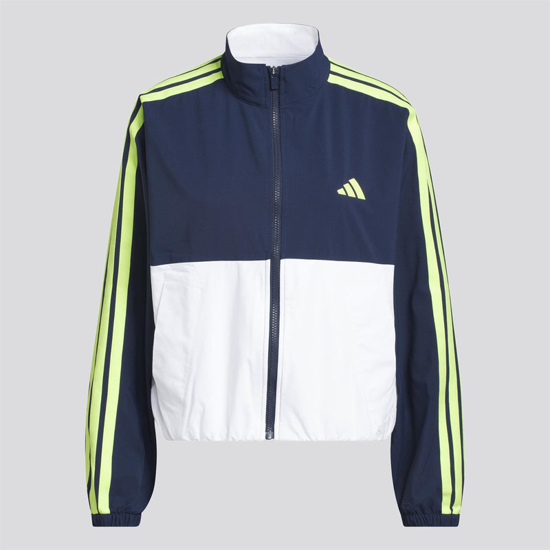 Beyond The Course Colour Block Twistweave Full Zip Jacket Collegiate Navy/White