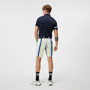 Tim High Vent Print Shorts Painted Stripe Wax Yellow