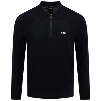 Momentum Lite LS Polo Dark Blue