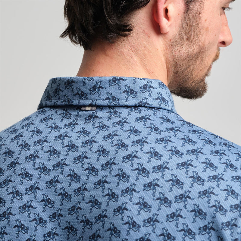 Mettille Performance Polo Shedd Runboy Print