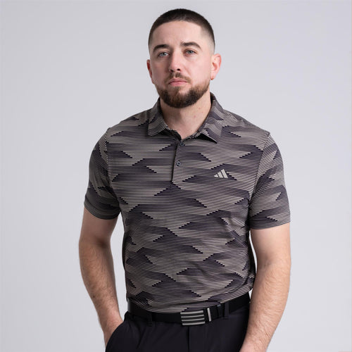 Ultimate365 Speed Stripe Polo Black/Beige