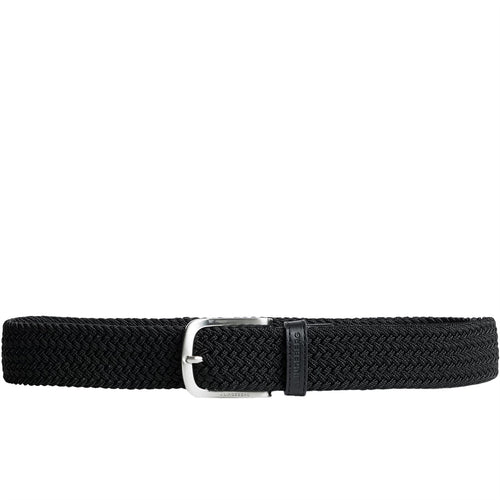 Bernhard Braided Elastic Belt Black - SS25