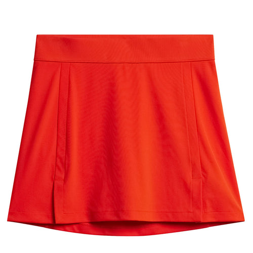 Womens Amelie TX Jersey Mid Skirt Tangerine Orange - SS24