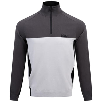 Hydro 1 Quarter Zip Mid Layer Light Grey