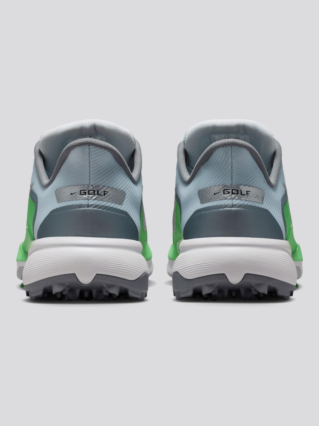 Pegasus 1 Spiked Golf Shoes Football Grey/Black/Illusion Green