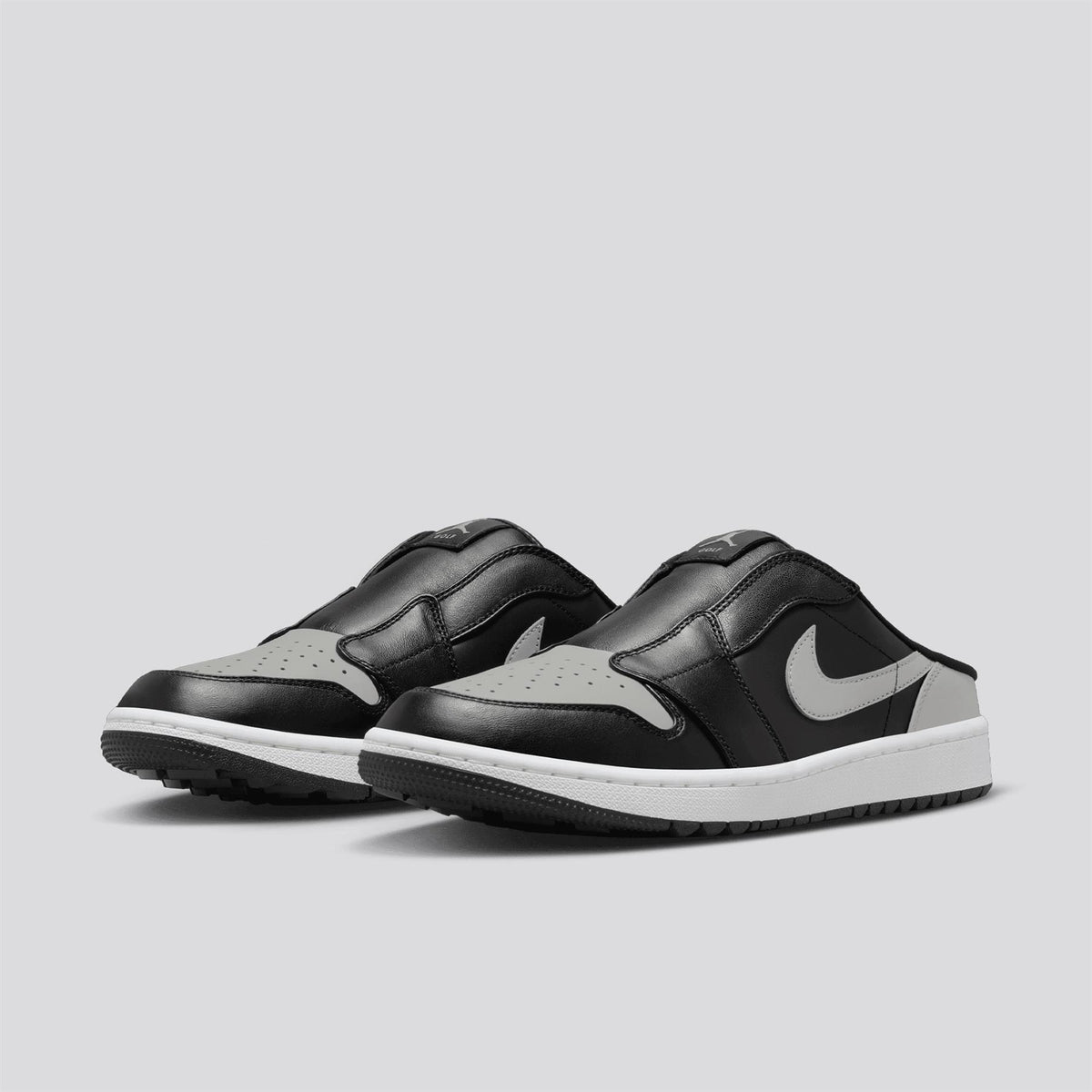 Air Jordan 1 Mule Golf Shoes Black/Medium Grey