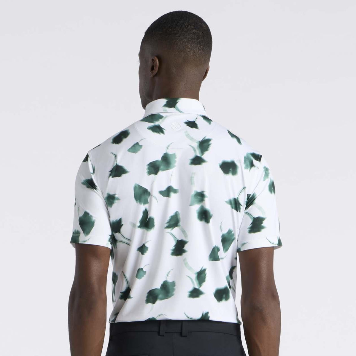 Ghost Floral Tech Jersey Polo Pine/Snow