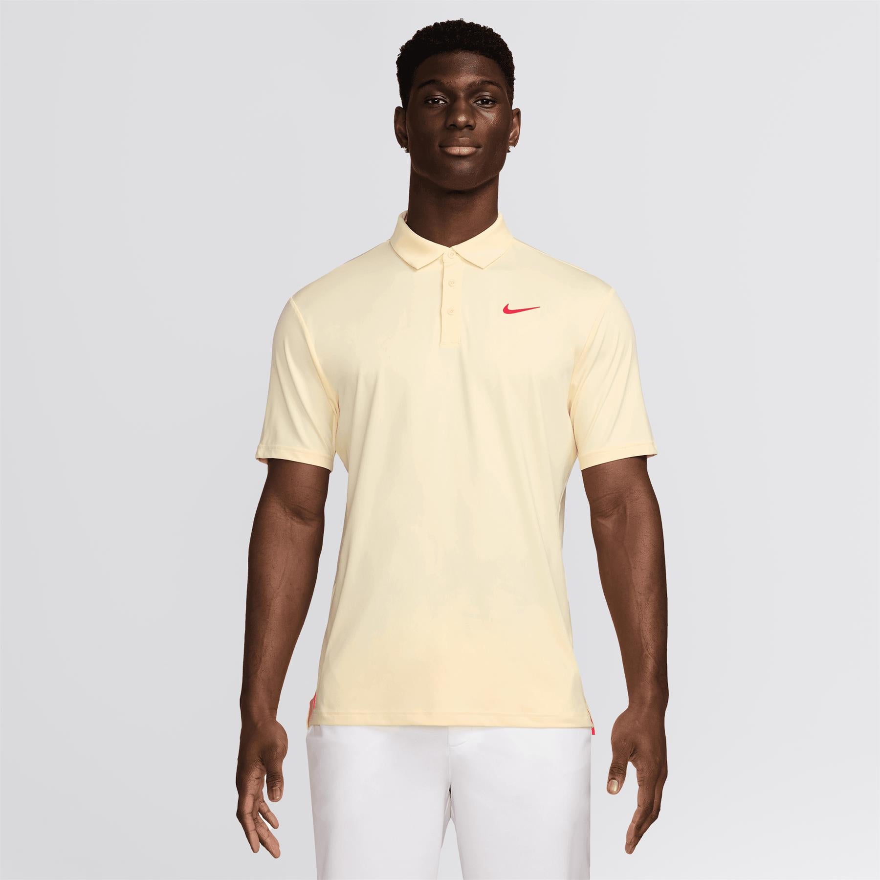 Dri-FIT Tour Solid Polo Muslin/Bright Crimson