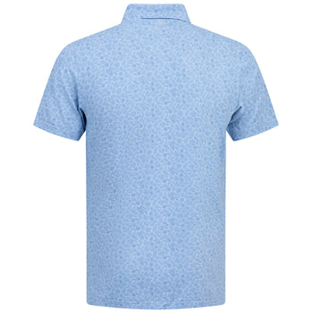 Botanical Performance Jersey Polo Blue Frost