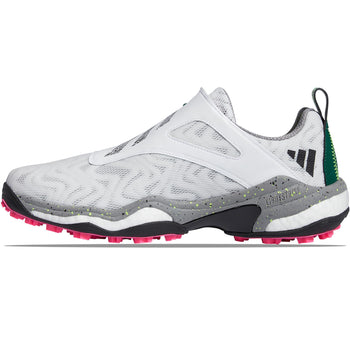 adidas CODECHAOS '25 BOA Golf Shoes White/Black | TRENDYGOLF UK