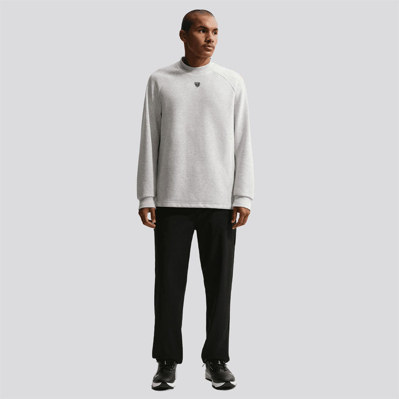 Therma-FIT Par 5 Crew Neck Wolf Grey/White