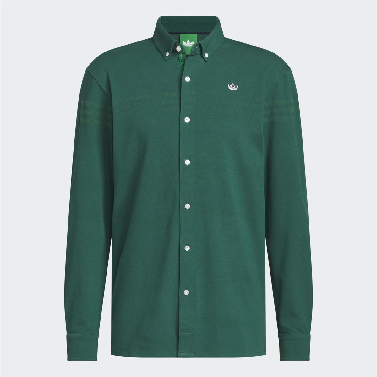 Originals Twistknit Button Up Collegiate Green