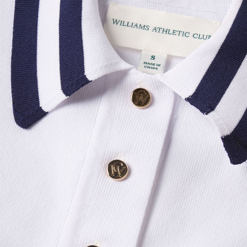 Cooper Polo White/Legacy Navy