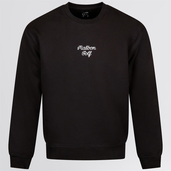 Malbon X CLUBHAUS クラブハウスCrewneck Black M Malbon Golf Evergreen GC Crewneck Sweatshirt Black