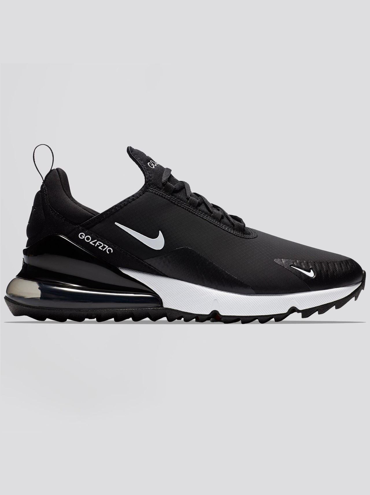 Air Max 270 Golf Shoes Black/White/Hot Punch