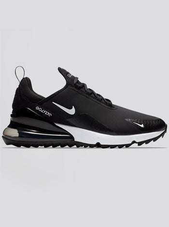 Nike Air Max 270 Golf Shoes Black/White/Hot Punch | TRENDYGOLF UK