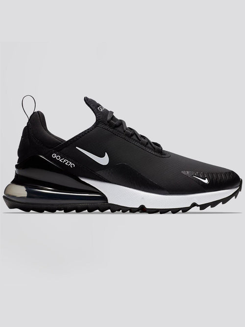 Air Max 270 Golf Shoes Black/White/Hot Punch