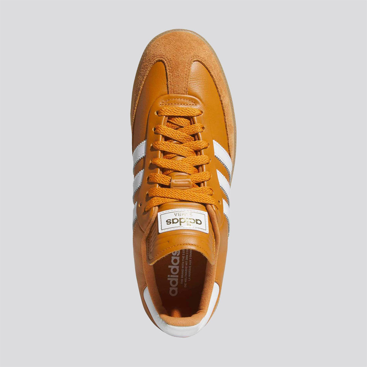 Samba Spikeless Golf Shoes Rustic Orange/Footwear White/Gum