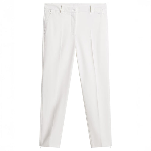 Womens Pia Micro High Stretch Trousers White - SS25