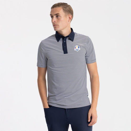 Ryder Cup Feeder Stripe High Gauge Jersey Polo Twilight