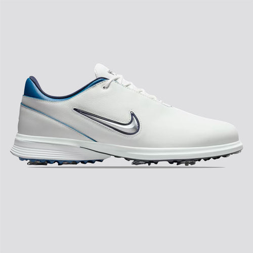 Victory Tour 4 Spiked Golf Shoes Summit White/Metallic Silver/Court Blue