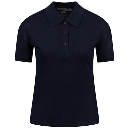 x Glenmuir Womens Amandine Knitted Polo Navy - PS25