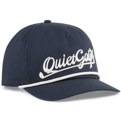 x QGC Embroidered Rope Hat Navy - SS24