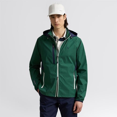 RLX Full Zip Woven Windbreaker Jacket Kelly Green