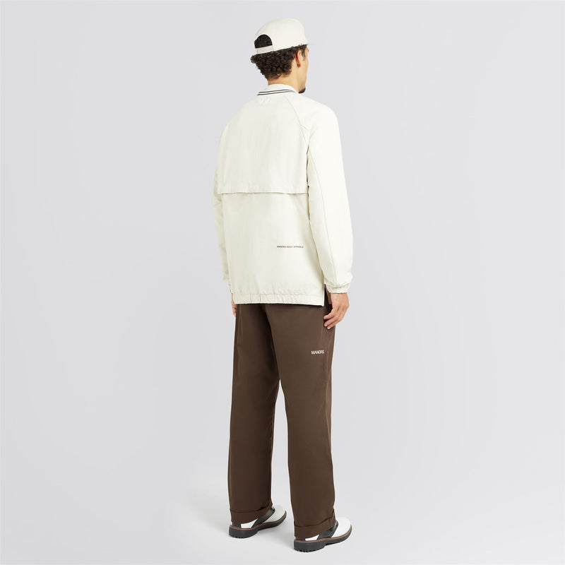 V-Neck Pullover Windbreaker Ivory