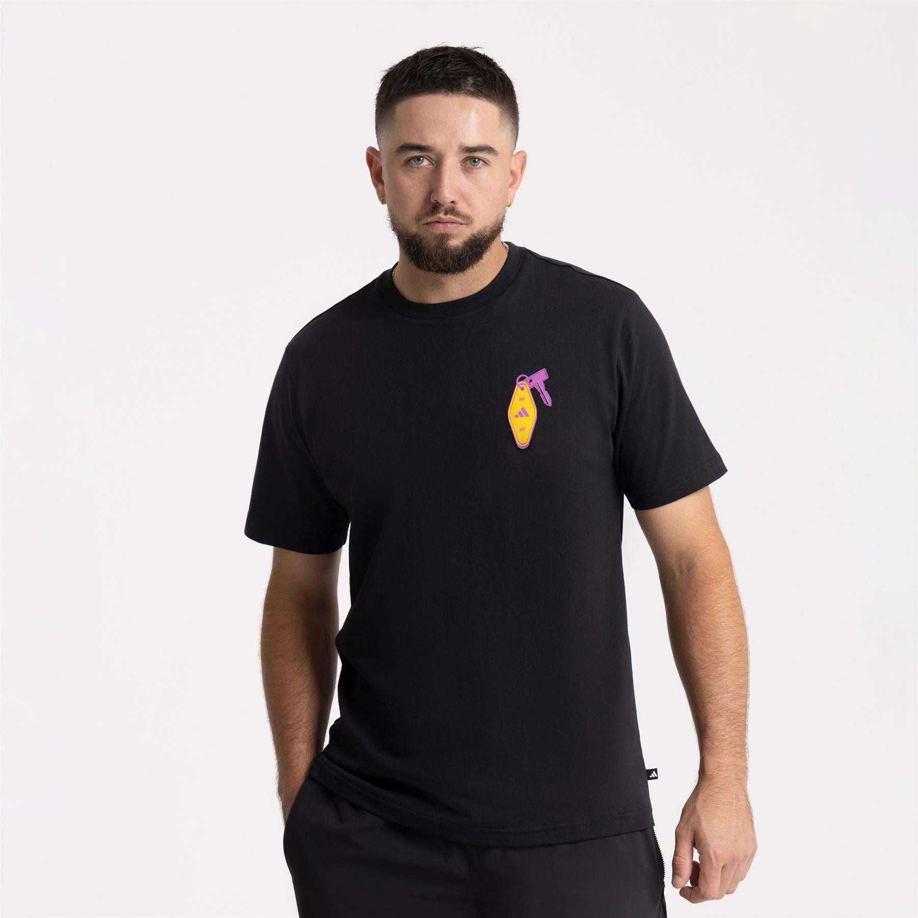 Chip In NYC Graphic T-Shirt Black