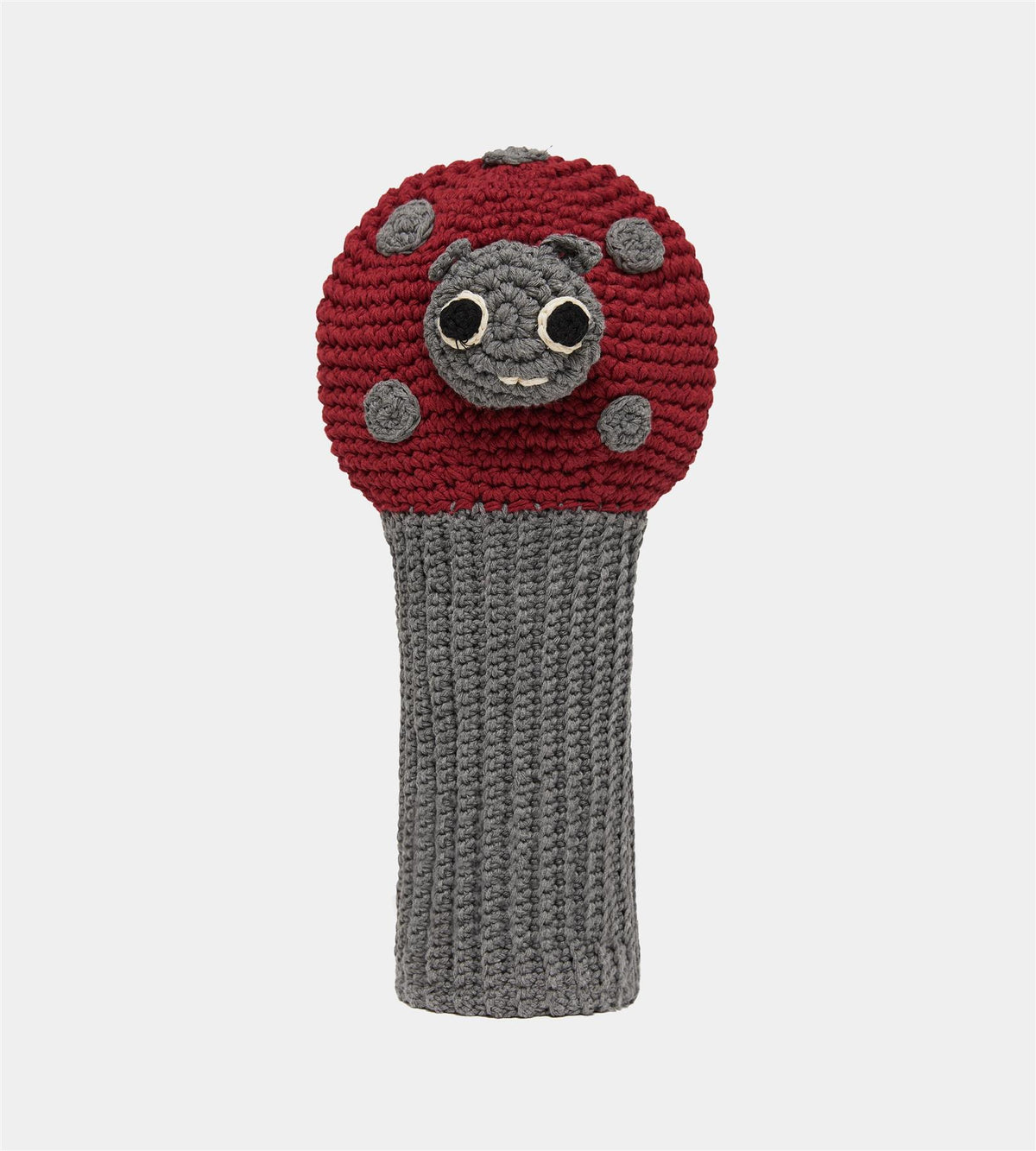Crochet Club Cover Ladybug