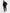 Core Rundhals-Sweatshirt mit normaler Passform, Schwarz – SS24