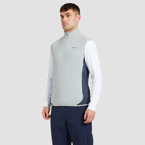 Quarter Zip Tech Gilet Sky Grey