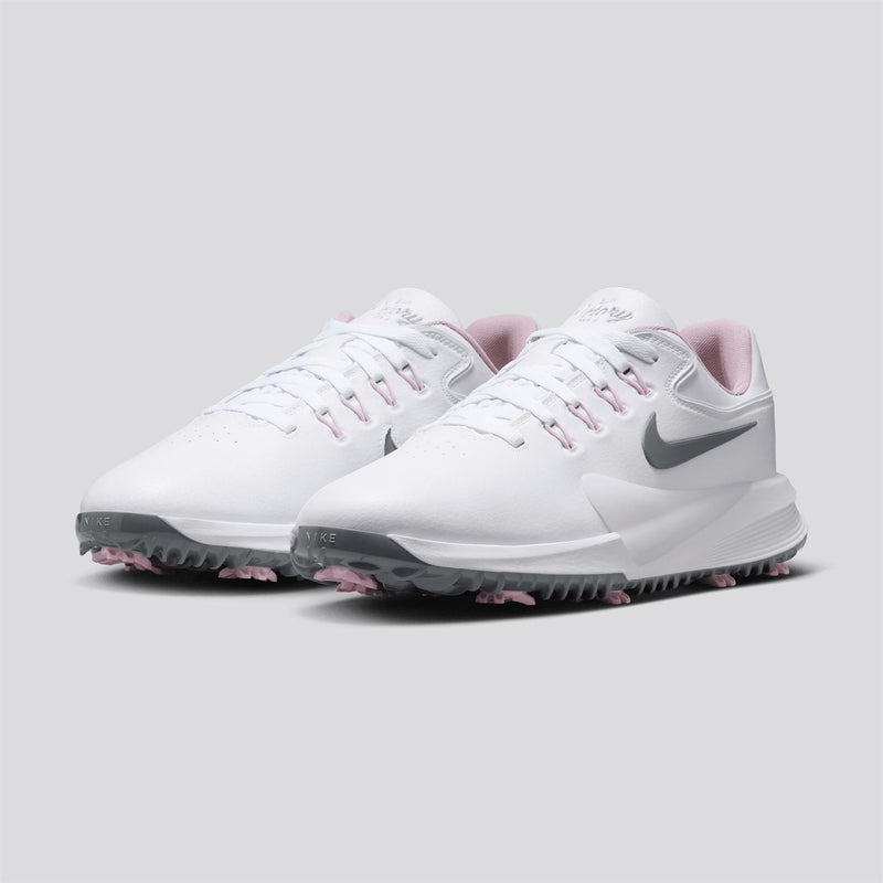Victory Pro 4 Spiked Golf Shoes White/Pencil Pint/Bleached Lilac