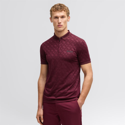 Philix TOC Jacquard Polo Medium Red