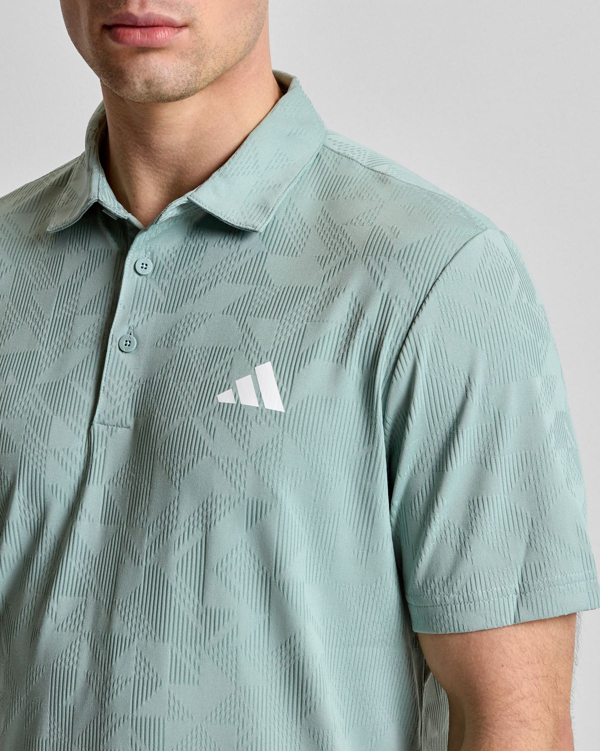 Ultimate365 Jacquard Climacool Polo Wonder Sage