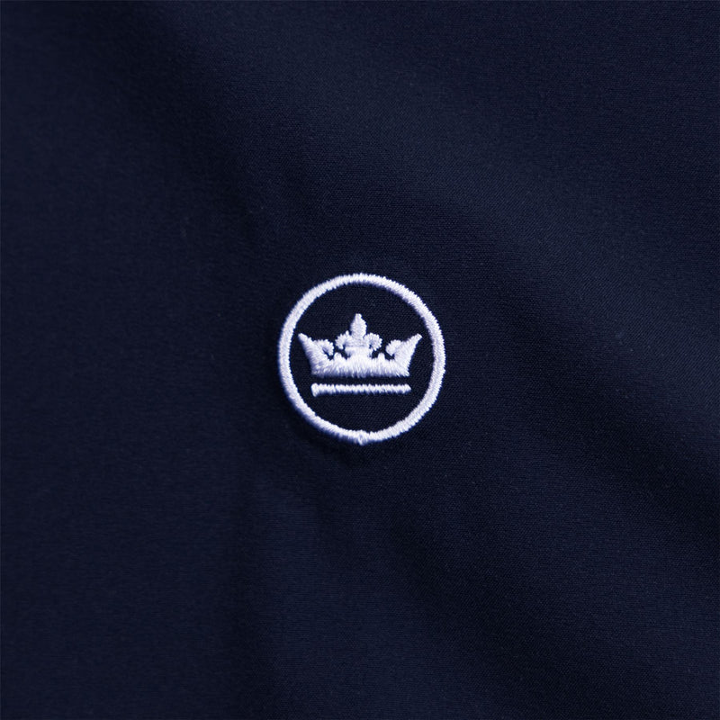 Shield Half Zip Rain Shell Classic Fit wasserdichte Jacke Navy – SS24