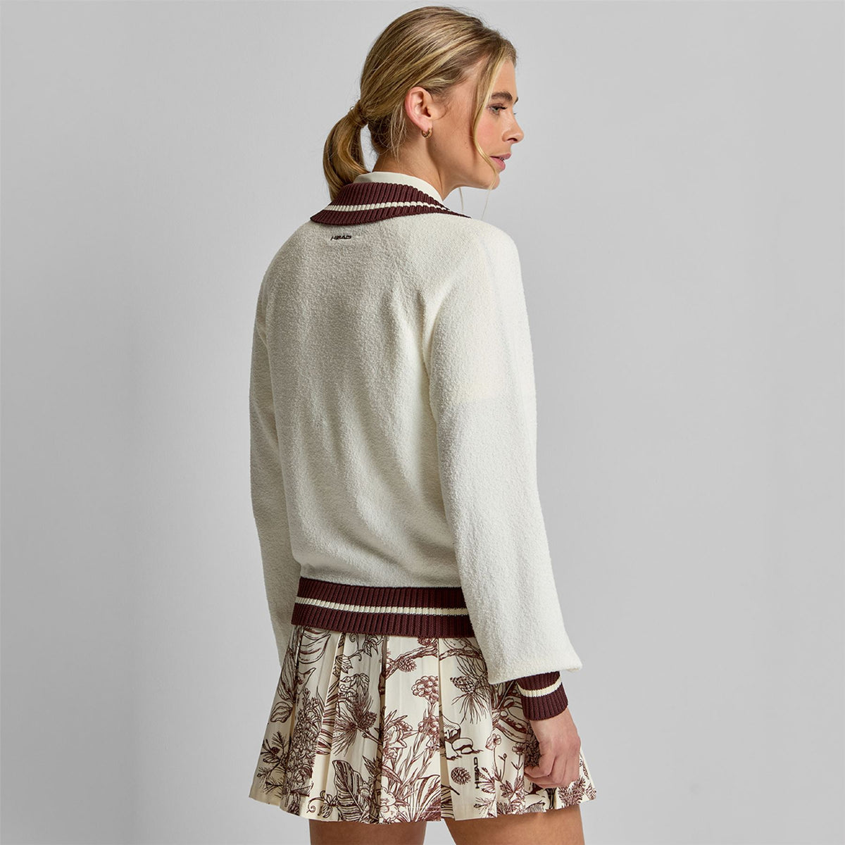 Knit Raglan Jacket Cream