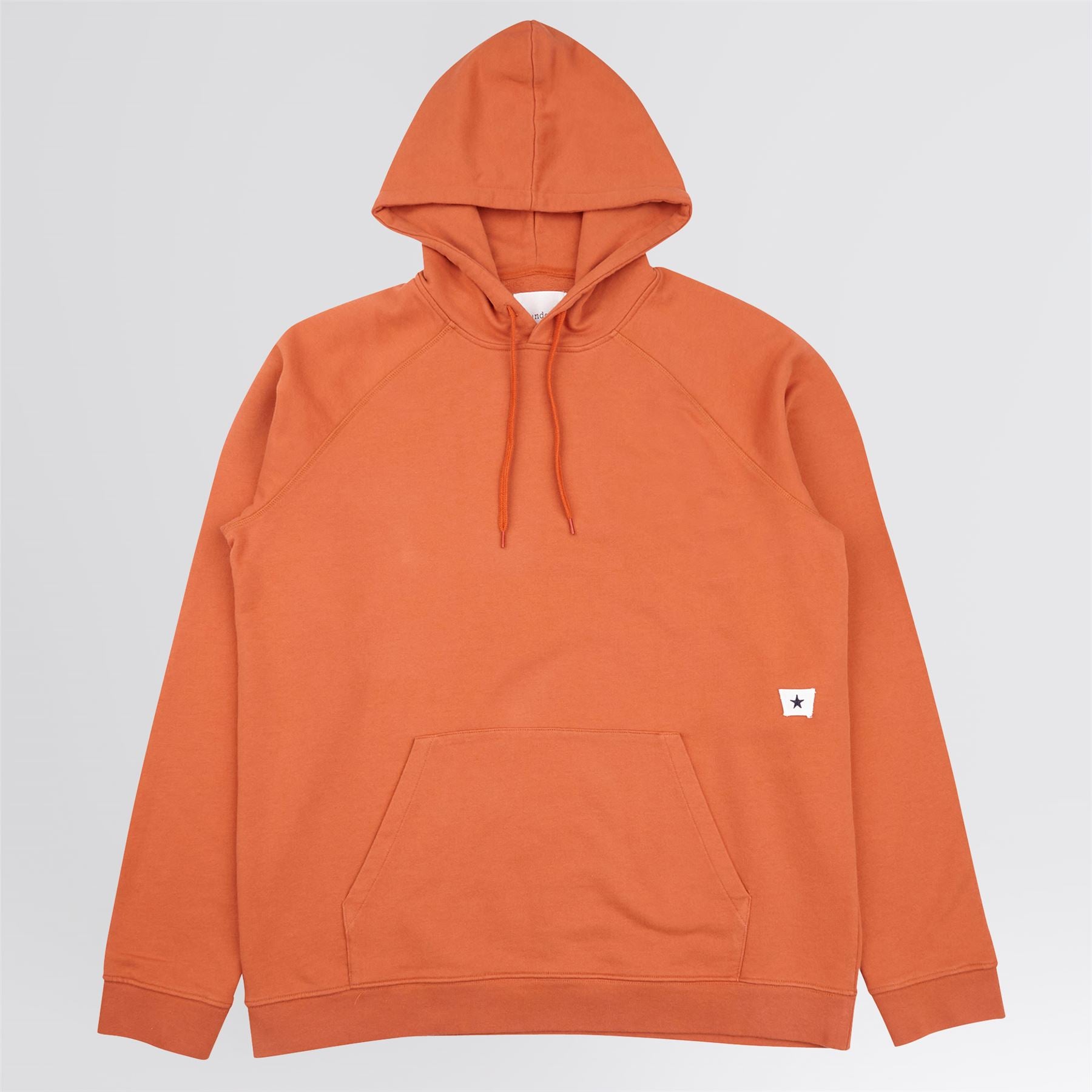 Raglan Star Hoodie Rust