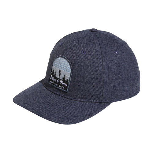 Stripes & Pines High Crown Hat Navy - SS25