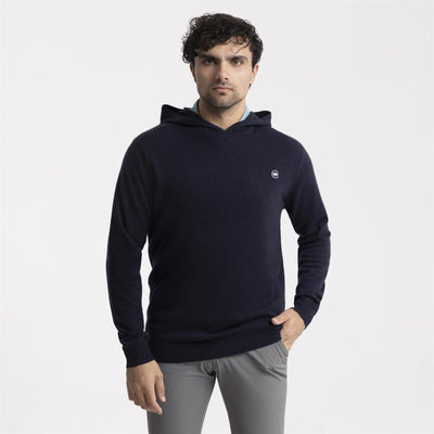 Crown Heritage Cashmere Hoodie Navy