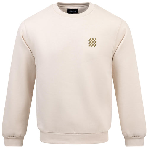 Organic Cotton Course Pullover Sweatshirt Sand - SS24