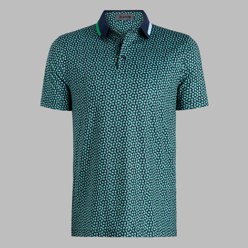 3/G's Tech Jersey Polo Twilight/Clover
