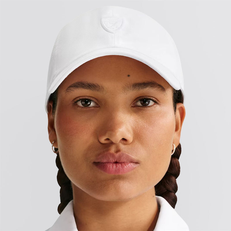 Club Curved Bill Golf Cap White
